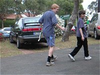 Breaking the Walking Backwards record. Click on the image for a larger view.
